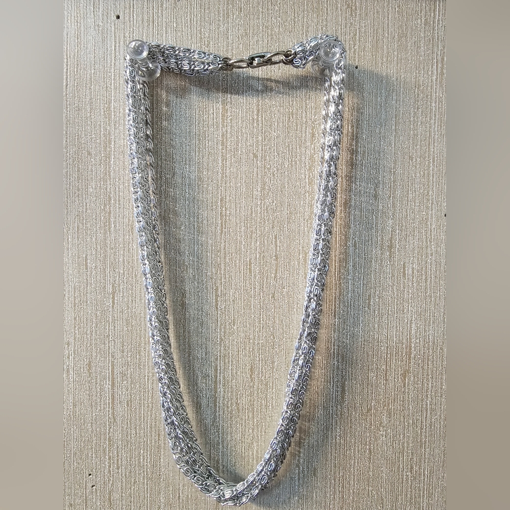 Vintage 60s Sarah Coventry SILVERY CASCADE Necklace 16-18"